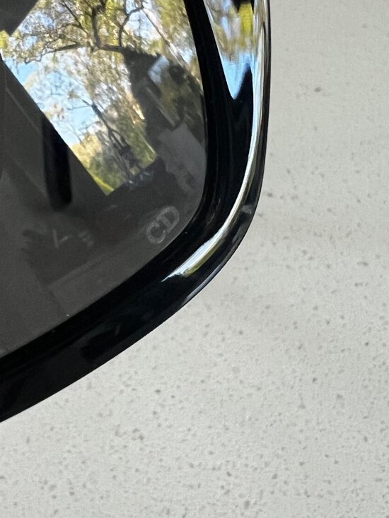 DiorGlow S1I Black Square Sunglasses, 53mm main image 10
